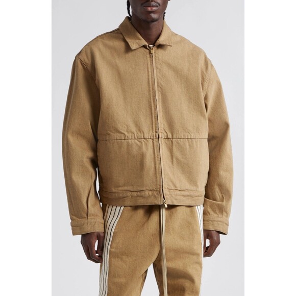 Fear of God Collection 8th Men's Cotton Denim Trucker Jacket Deer Size M - Picture 1 of 6